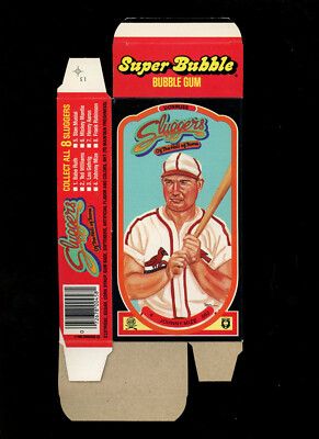 1985 Donruss Super Bubble HOF Sluggers Johnny Mize Unused Box Card | eBay