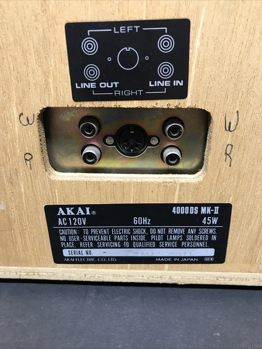 Akai 4000DS MK-II Reel to Reel Tape Deck For PARTS or Repair | eBay