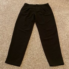 Nine West Womens Black Mid Rise Tapered Leg Dress Pants Size 6/28