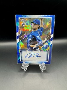 2021 Topps Chrome Sapphire #RA-BS Brady Singer RC Rookie Auto Kansas City Royals