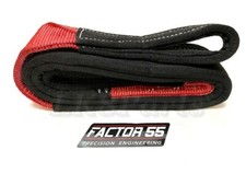 Factor 55 Tree Saver Strap 8 X 3 Blackred Usa Made Low Stretch Winch Recovery