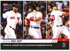 Red Sox Record 19 Runs vs Yankees at Fenway Park on 7/25/19 2019 Topps NOW 575
