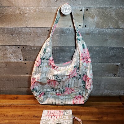 Robin Ruth City Bags Jamaica Canvas Hobo Tote Shoulder Handbag