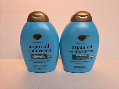 2 OGX Renewing Moroccan Argan Oil Shampoo 13OZ