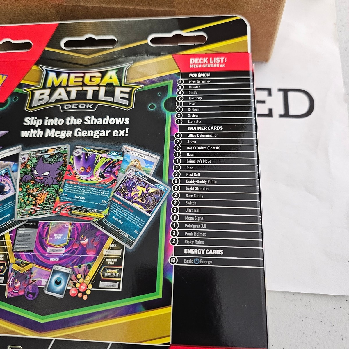pokemon trading card games mega gengar ex battle deck Pokemon TCG Mega Battle Deck (Mega Gengar ex) Factory Sealed Brand New In  hand