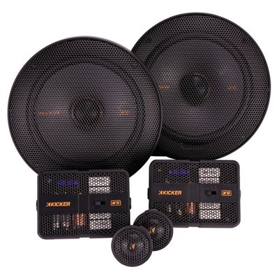 Kicker 51KSS6504 Auto Audio Komponenten Lautsprechersystem mit EVC-Technologie 6,5 Zoll