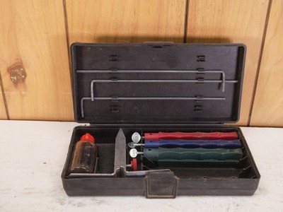 Vintage Lansky Deluxe 3-Stone Sharpening Kit