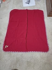 Janie & Jack Cotton Red Baby First Christmas Blanket
