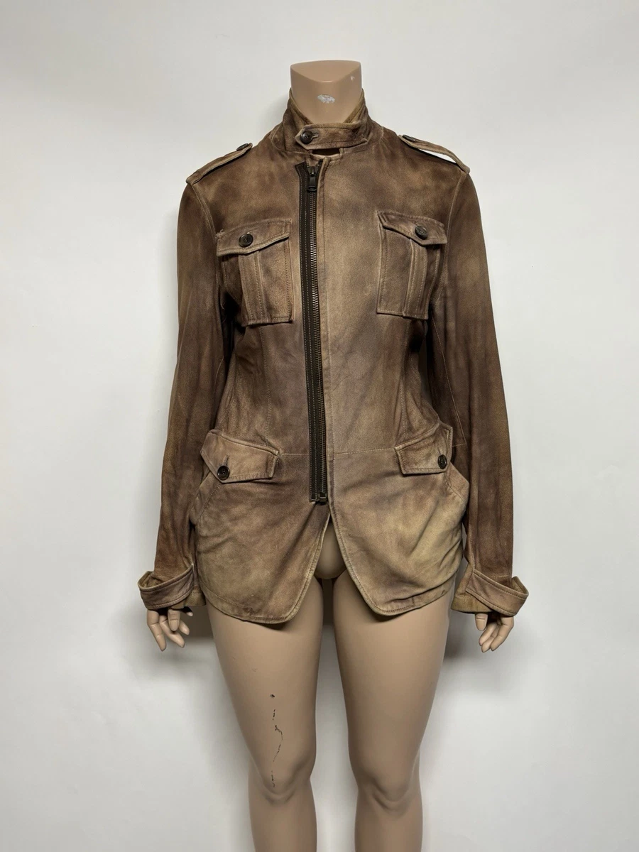 Dolce&Gabbana Brown Leather Coats & Jackets for Women for sale - eBay