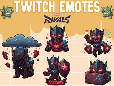 Marvel Rivals Twitch Emotes Digital - Captain America Curse captain Discord PNG