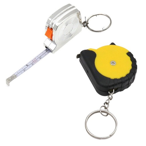 Mini Ruban à Mesurer Porte-Clés 3M En Acier - Outil Précis Et Compact