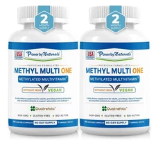 2 Pack Power By Naturals Methyl Multi One Methylated Multivitamin 60Capsule Each