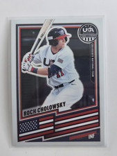 2026 Panini Stars & Stripes Prizm USA Baseball #140 Roch Cholowsky