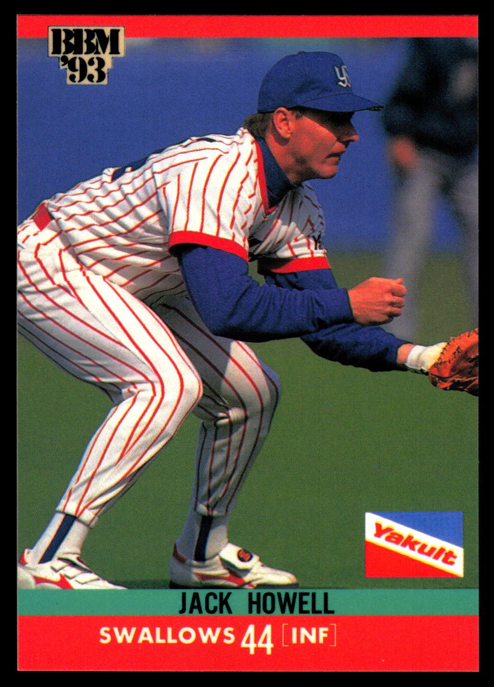 1993 BBM #299 Jack Howell Yakult Swallows