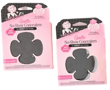 Hollywood Fashion Secrets Gentle No-Show Concealers Deep Skin Tones 4 pairs 2pks