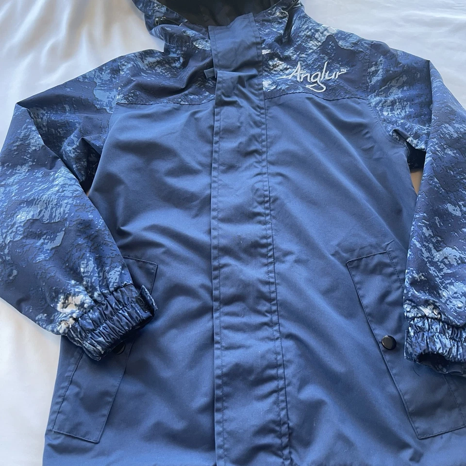 Chaqueta de Pesca ANGLUR Bass Pro Shops Niños Pequeña Cremallera Completa Manga Larga Bolsillos con Capucha Foto 3 de 4