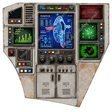 Custom Interior Panel for Vtg 1981 Kenner Star Wars ESB Boba Fett's Slave I