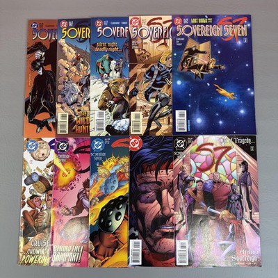 Vtg 1995-98 DC Comics Sovereign Seven (S7) Comic Lot 10 Issues Chris Clairmont