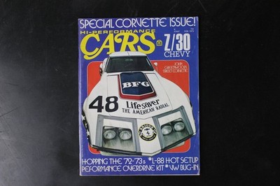 HI-PERFORMANCE CARS Magazine Special Corvette Issue Feb 1973 Auto Vintage