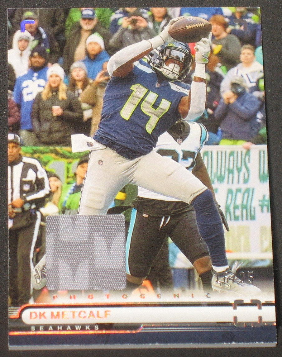 DK Metcalf 2022 Panini Chronicles Photogenic Jersey Prime #PH14 (16/25) Seahawks