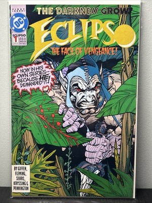 ECLIPSO THE DARKNESS GROWS THE FACE OF VENGEANCE NOV #1 1992 DC COMIC BOOK 
