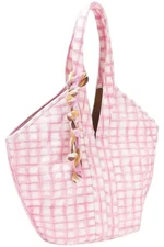 Vince Camuto Canvas Tote Afina Water Pink