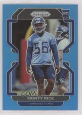 2021 Panini Prizm Rookie Light Blue Prizm Monty Rice #420 0f72