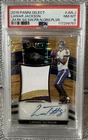 Lamar Jackson - 2018 Select - RPA Rookie Signatures Neon Orange /23 - PSA 8 NM