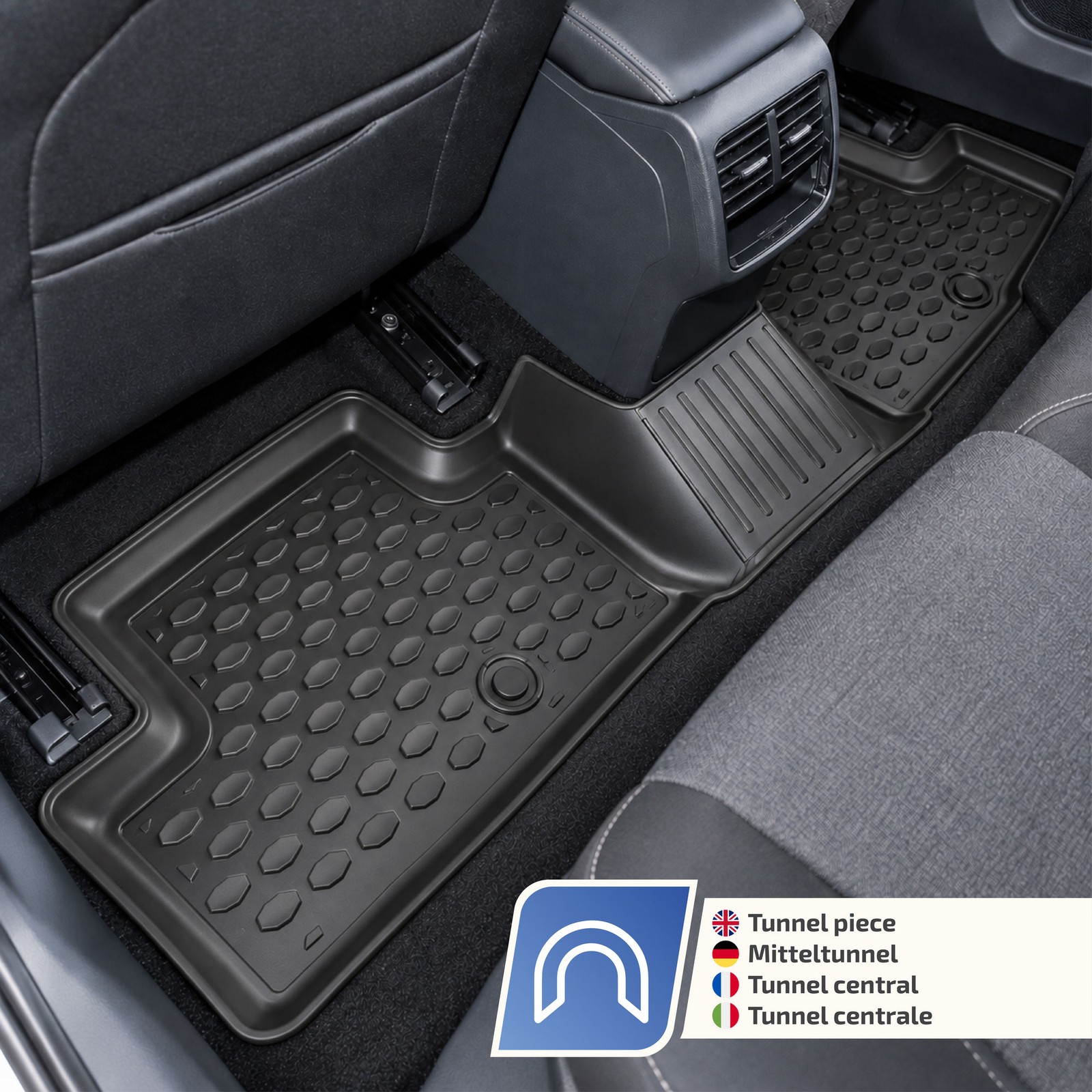 Tappeti Tappetini Auto in Gomma su Misura per Vw T-cross Dal 2019 4pcs - Miniatura 6