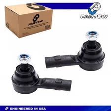 PartsW Mitsubishi 2Pc Front Outer Tie Rod Ends Lancer Outlander RVR