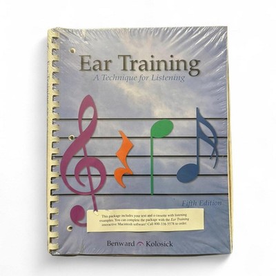 NWT Ear Training: A Technique for Listening 5th Ed Vintage Text & Cassette Tape