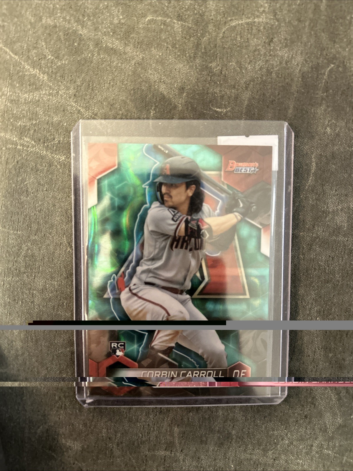 2023 Bowman's Best Corbin Carroll #20 Aqua Lava Refractor /199 Rookie RC SP