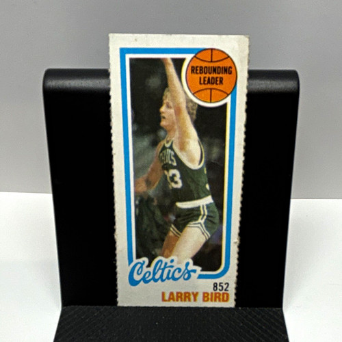 Topps 1980-81 Larry Bird Rebounding Leaders Insert #31 Boston Celtics Separated