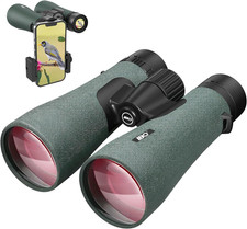 12X50 UHD Binoculars for Adults High Powered with Upgraded Phone Adapter - Large