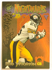 1995 Topps Stadium Club Nightmares Rod Woodson Vampirella's View #NM13 Steelers