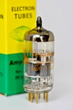 6922 JAN E88CC AMPEREX NEW YORK MILITARY SINGLE TUBE 1966 HOLY-GRAIL 107% / 106%