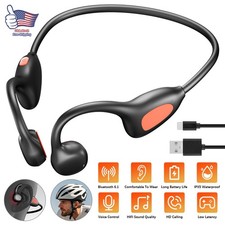 Bone Conduction Headphones Bluetooth 6.1 Wireless Headset Outdoor Sport Earbuds