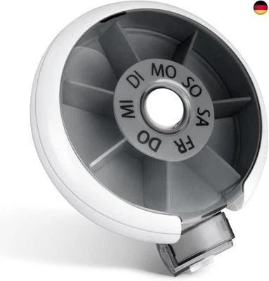 DEN OPRET Opret Deutsch Tablettenbox 7 Tage Klein, Pillendose Klein Medikamentenbox