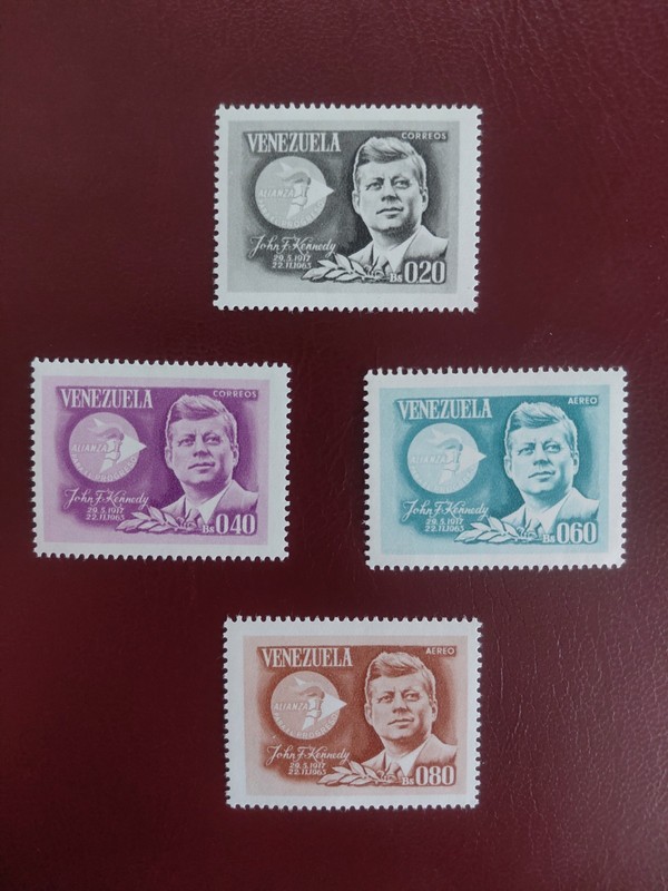 1965 Venezuela Stamps(JFK-Second Death Anniversary),MNH,OG