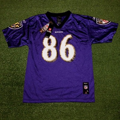 NEW Todd Heap Baltimore Ravens Jersey Vintage NWT Football Kids Boys Youth Large