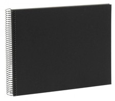 Goldbuch Spiralalbum Schwarz 25 997 schwarze Seiten 34x30cm | Spiralalben