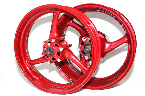 11-25 Suzuki Gsxr750 600 Front Wheel & Rear Wheel Rim SET OEM (WOBBLE)