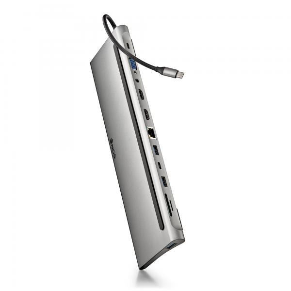 Ngs Argento Wonder Dock 12 Cablato Usb 3.2 Gen 1 (3.1 Gen 1) Type-C - Immagine 2
