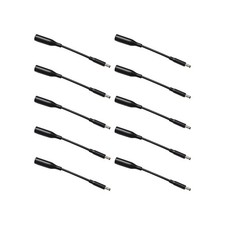 10PCS Power Converter Adapter Cable For Dell 7.4mm To 4.5mm Connector Type