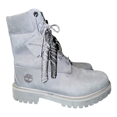 Timberland X PSNY Grey Nubuck 40 Below Super Boot Boot 8'' 8 Inch Men's Size 9