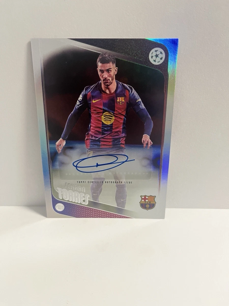 Topps Soccer FC Barcelona Autographed Sports Trading Cards