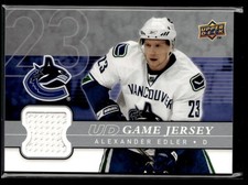 2008-09 Upper Deck Game Jerseys Alexander Edler #GJ-AE