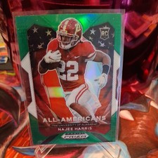 🔥2021 Panini Prizm Draft Picks Green Prizm Crusade 193 Najee Harris RC Rookie🔥