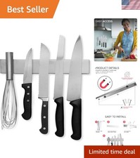 Magnetic Knife Holder for Wall and Fridge - 10" Knife Magnetic Strip, Magnet ...