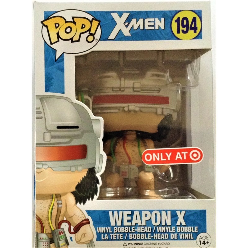 Figurine Funko Pop Wolverine Weapon X Marvel en vinyle de 9 cm